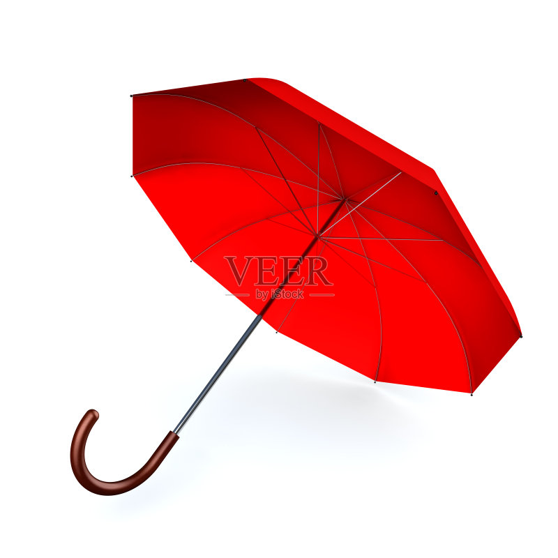 背景分离,红色,伞,英文字母w,气候