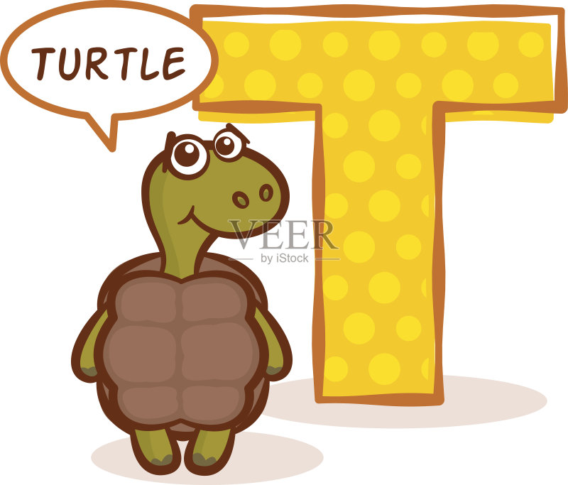 海龟,动物园,英文字母t,字母表次序,字母